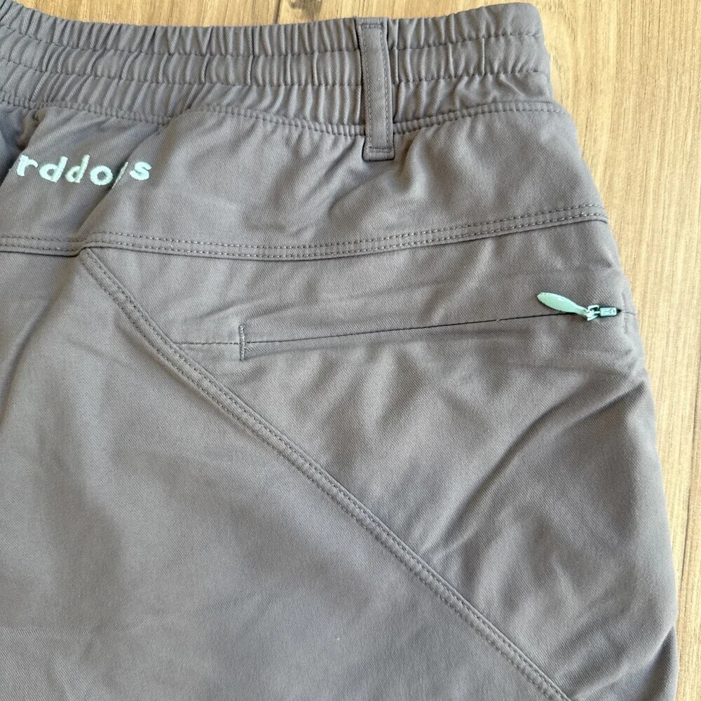 Bird Dogs Men Tan BOOM For Your Boomstick Lined Shorts Sz M Performance 7in